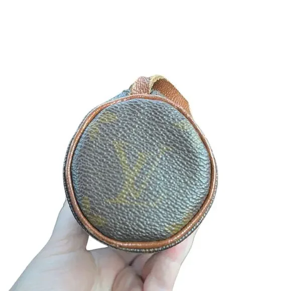 Louis Vuitton Brown Mini Papillon with Strap - Picture 6 of 11